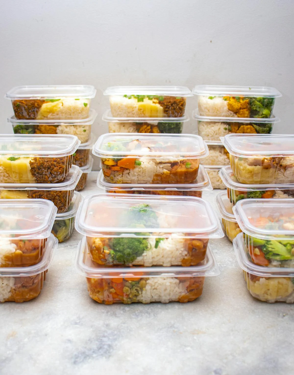 Contenitori di meal prep