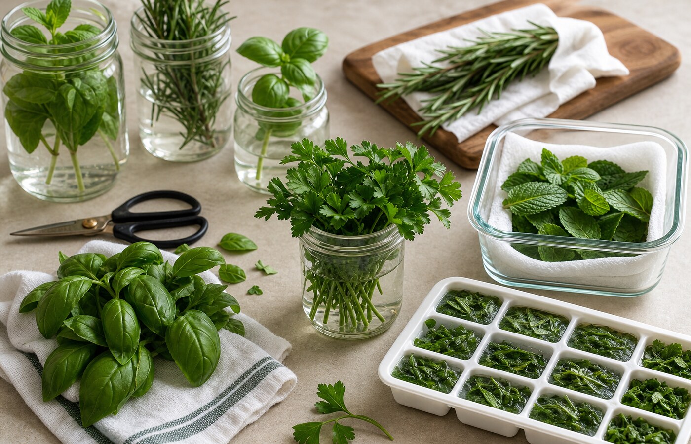 Come conservare le erbe aromatiche