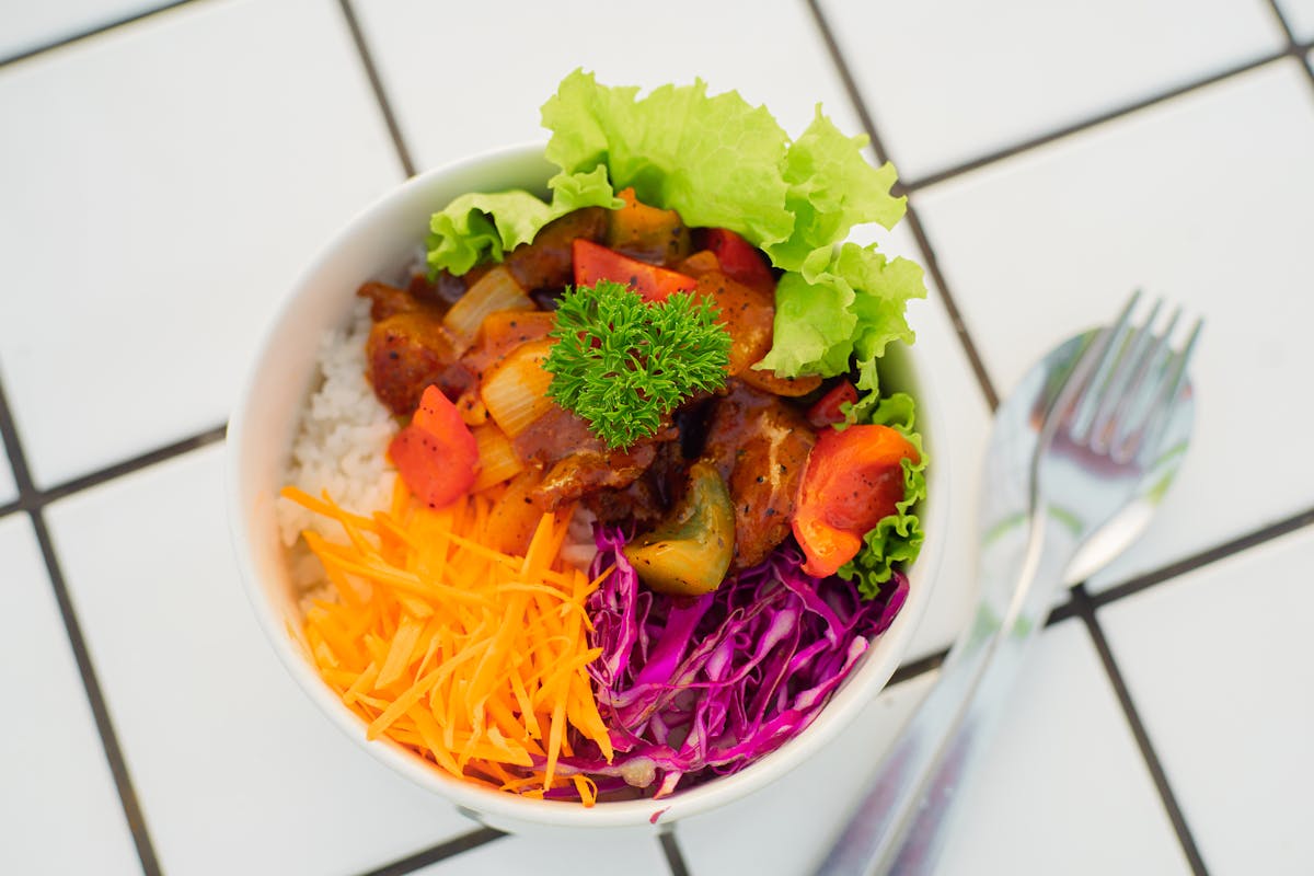 Insalata di farro con verdure