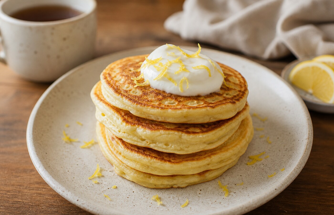 Pancake ricotta e limone