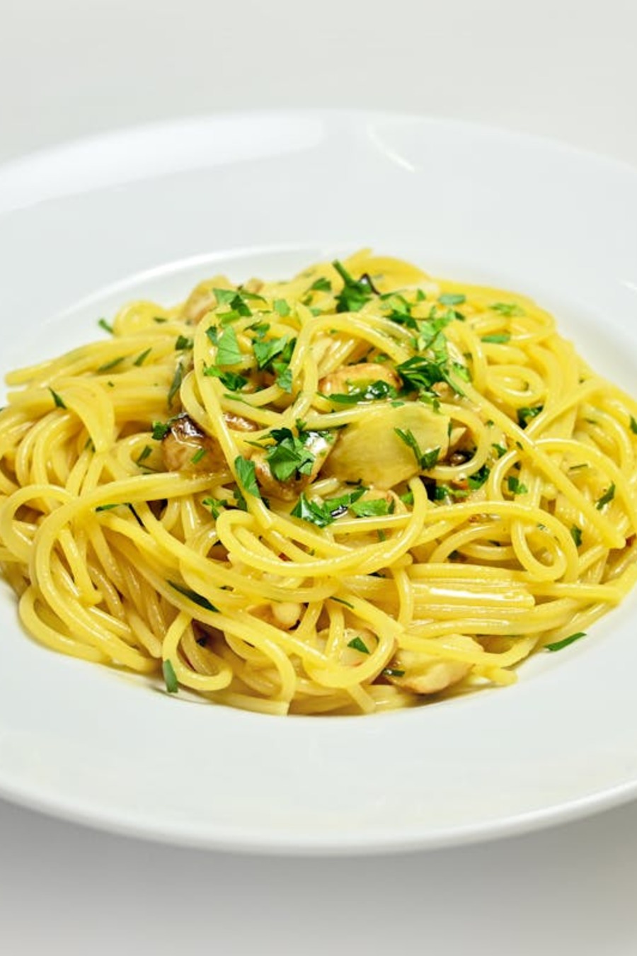 Pasta con pangrattato tostato