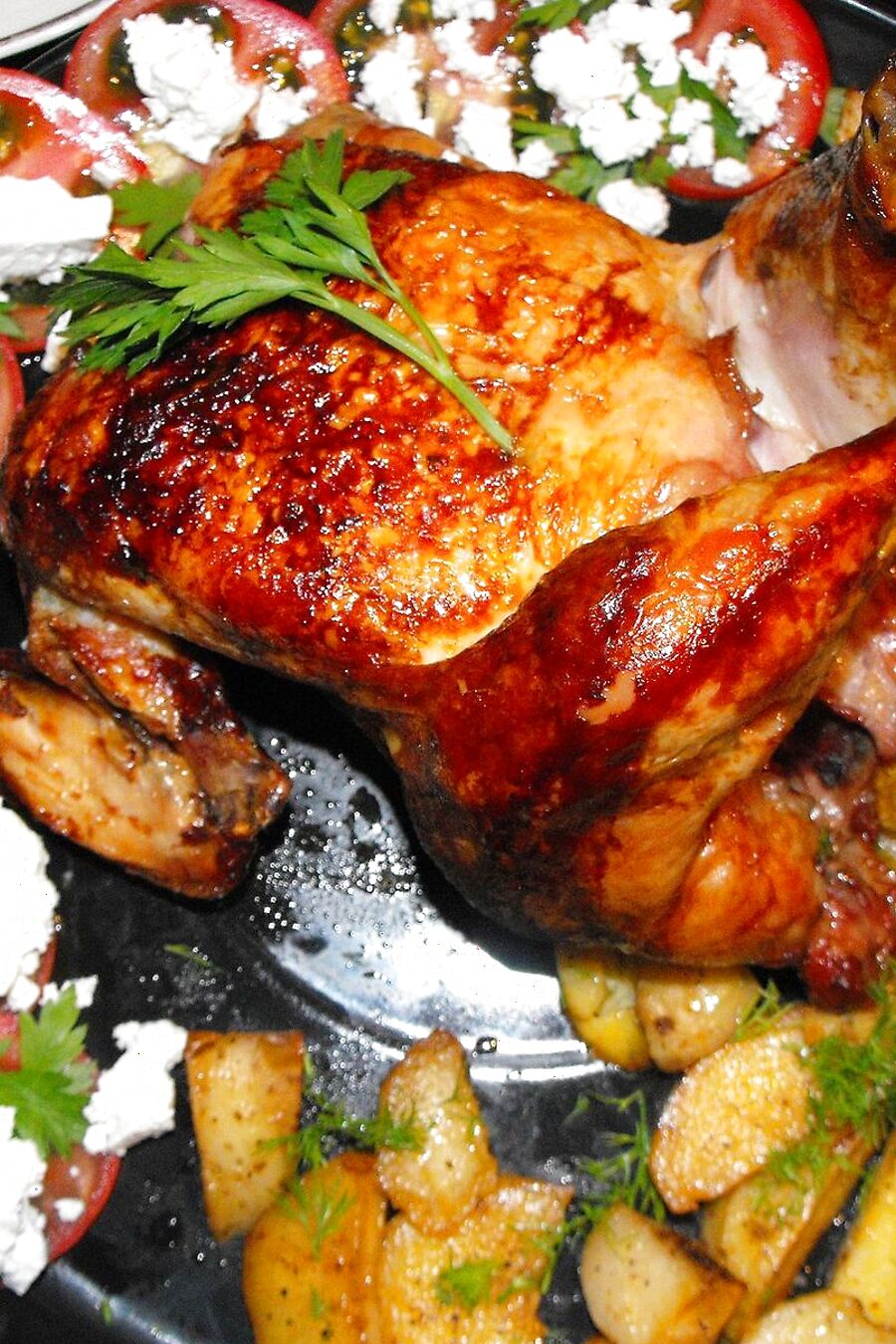 Pollo mediterraneo in padella